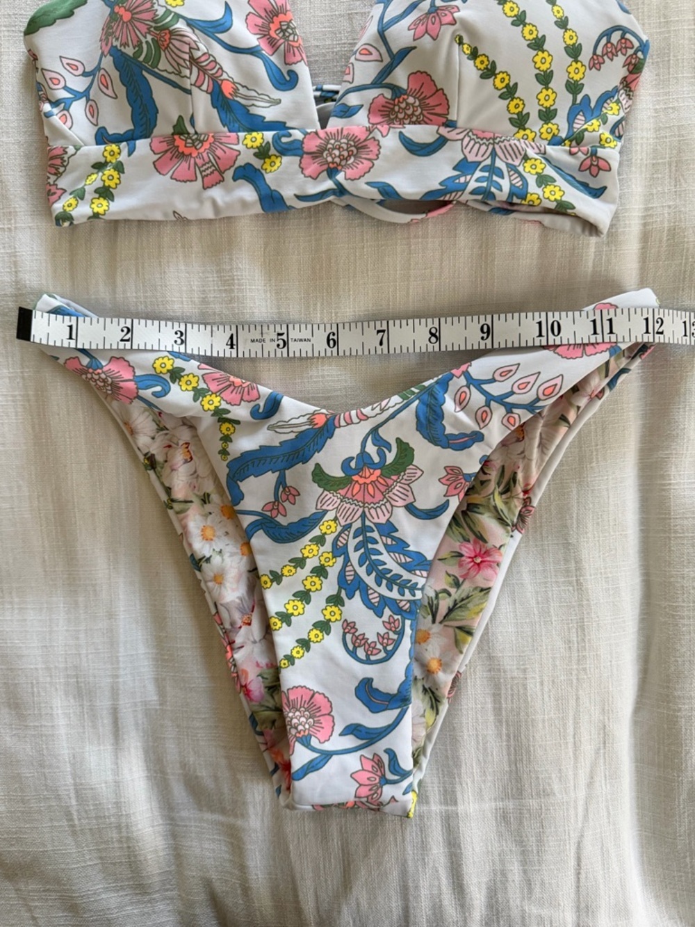 Maaji Floral Reversible “Holly Chinoiserie” Bikini Size Small - Picture 16 of 16